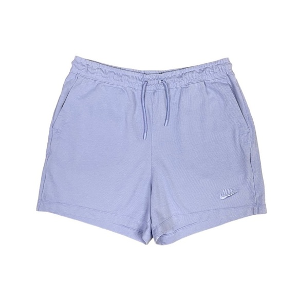 Nike Shorts Women's Size Medium Lilac Purple Jersey Vintage Sweat Short Cotton - Picture 1 of 14